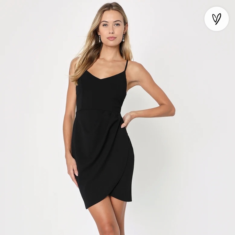 Lulu’s Forever Your Girl Black Bodycon Dress